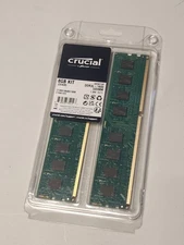 Crucial 8GB 2 x 4GB DDR3L-1600 Memory Desktop Ram CT2K51264BD160B