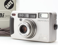 Exc 5 Pentax IQZoom 120Mi Silver 38-120mm Point Shoot 35mm Film Camera A32