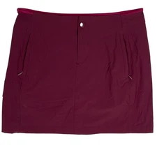 Columbia Sportswear Skort Women's Size 10 Burgundy Athletic Omni-Shield