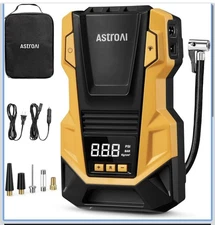 150PSI AC/DC Tire Inflator Portable Air Compressor Pump for Car Tires with LED