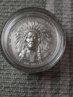 2021 Oglala Lokota Siox Nation 1 Oz. .999 Fine Silver Round Ultra High Relief