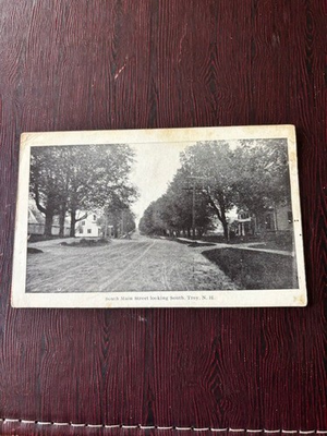 #ad #ad Postcard South Main Street Looking South Troy New Hampshire Dirt Road Vintage $5.99
