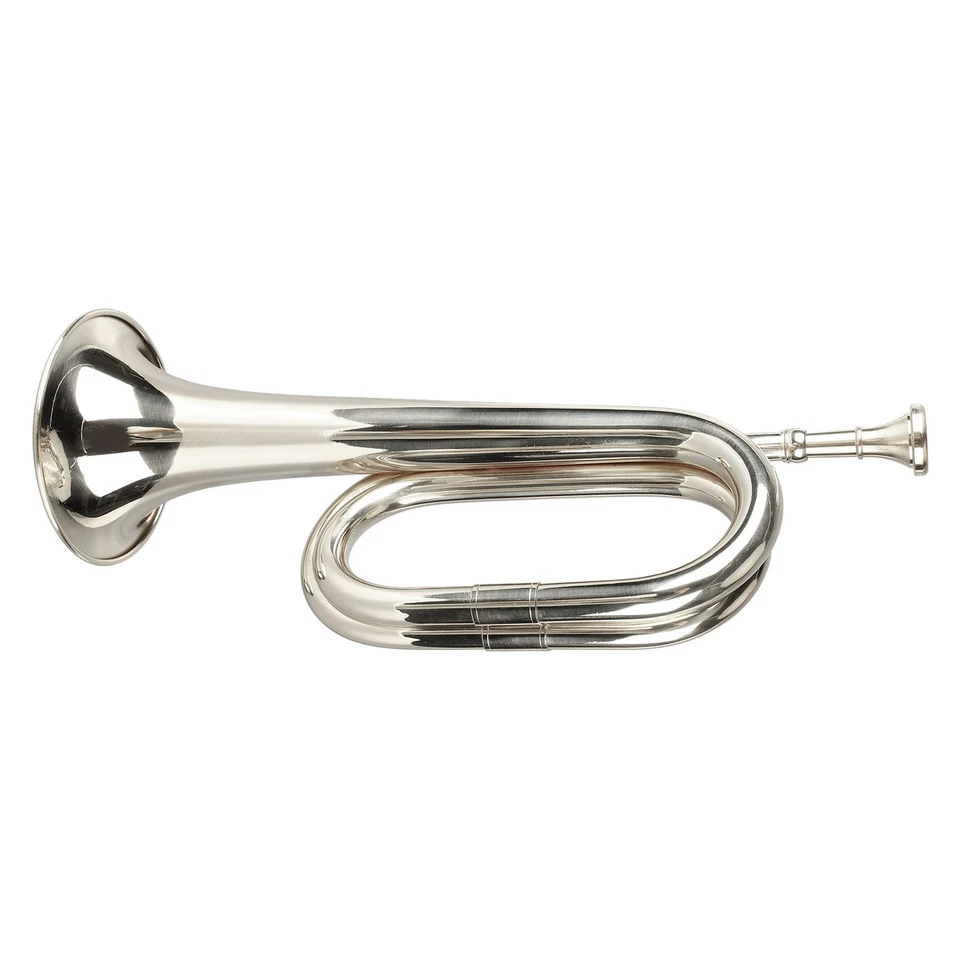 Silver Military Style Trumpet C Key Brass Easy To Play Trumpet With - Image 3 of 4