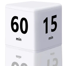Cube Timer, Time Management and Countdown Settings with Flip Timer for Studyi...