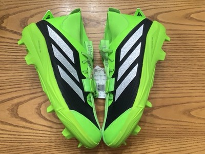 adidas Mens 14 Adizero Edge+ TPU Baseball Cleats Solar Green  display picture 3