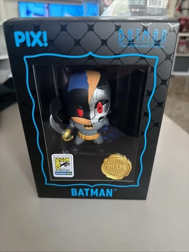 SDCC 2025 Official Sticker  SDCC Exclusive Thrilljoy Pix! Batman Chase Cyborg