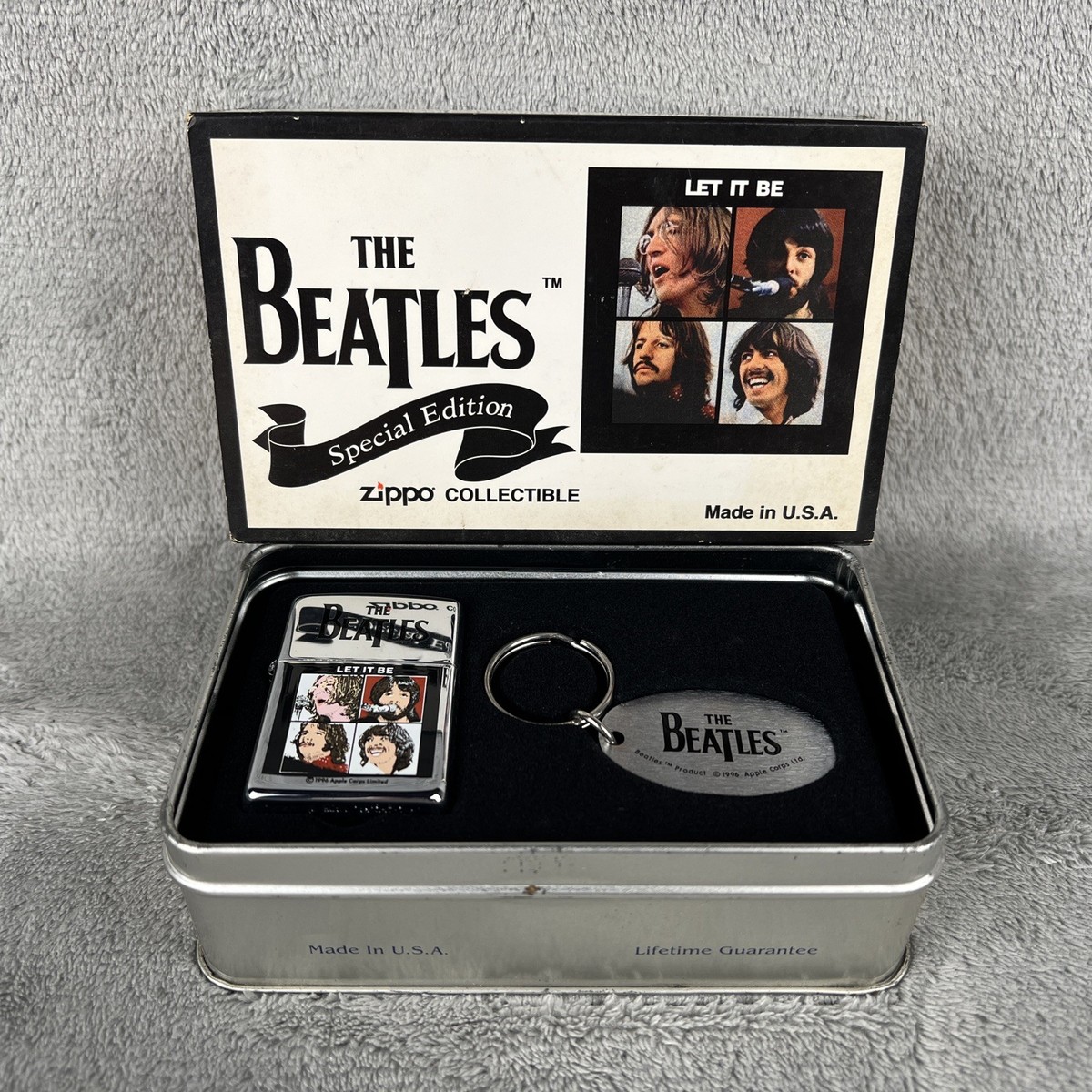 The Beatles Let It Be メタルライターZIPPO The Beatles Let it Be Zippo Lighter - John Lennon, Paul