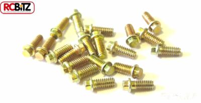 20 Bulloni Esagonali Scala M2 Argento SSD00369 – M2 X 5 Mm Miniaturizzati Per RC 1/10