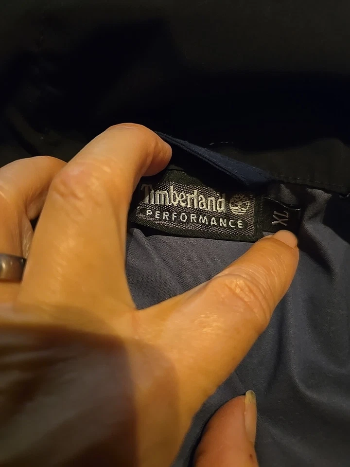VTG Y2K Timberland Performance 1/4 Zip Anorak Jacket XL Blue Gorpcore EUC - Image 4 of 4