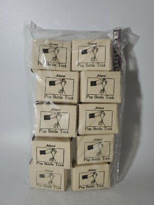 LOT OF 10 UNOPENED Vintage Adams Pop Bottle Tricks RARE 