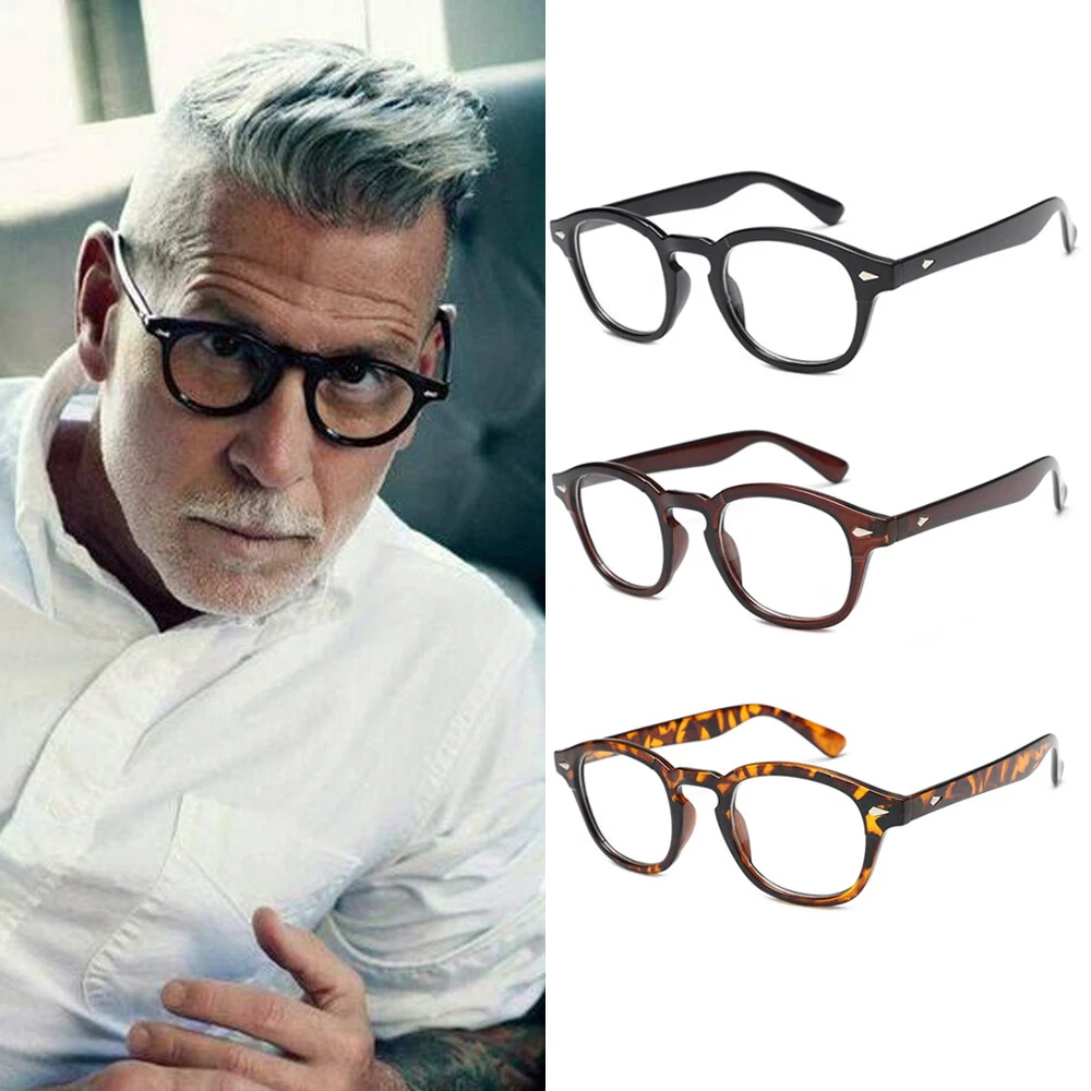 Stylish Retro Vintage Johnny Depp Fashion Men Glasses Clear Lens Glasses  Frame