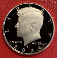 2024 S Clad Choice PROOF Kennedy Half Dollar Coin From US Proof Set