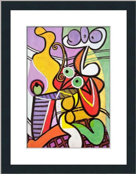 Pablo Picasso - Large Still Life with Pedestal Table Print