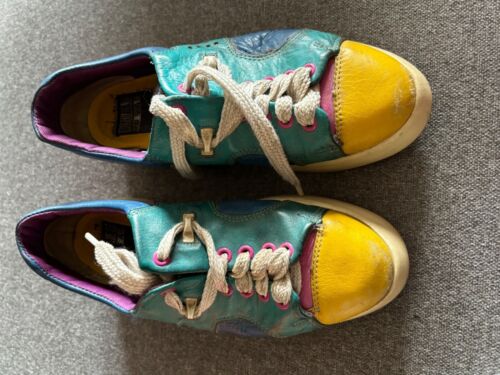 Vintage Zodiac USA Sport Colorblock Sneakers โ Size 7.5 โ 90s Retro Teal - Picture 2 of 14