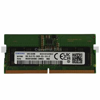 Samsung DDR5 RAM 8GB 16GB 32GB 4800 5600MHz SO-DIMM 2Rx8 Laptop