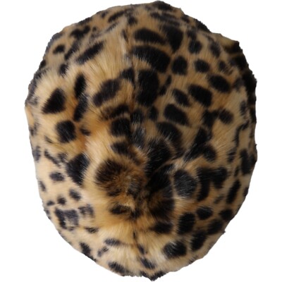 DOLCE & GABBANA Hat Brown Leopard Fur Women Bucket Capello s  display picture 2