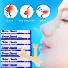 Nose Strips Better Breath (100pcs)Medium Size– Sleep Snore & Breath Relief Tools