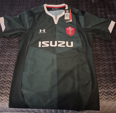 UNDER ARMOUR WRU WALES RUGBY BNWT Green, 3XL Player