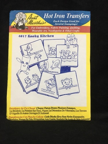 Iron On Transfers for Children's Quilts Crafts Tea Towels Aunt Martha's Choice - Picture 11 of 22