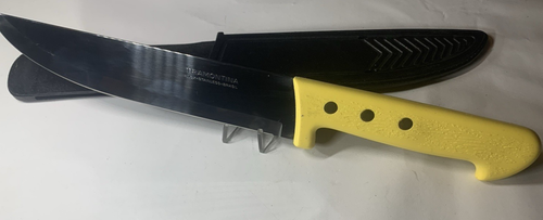 TRAMONTINA Professional, 6-inch UTILITY Knife, Stainless Steel, Yellow Handle - Picture 3 of 6