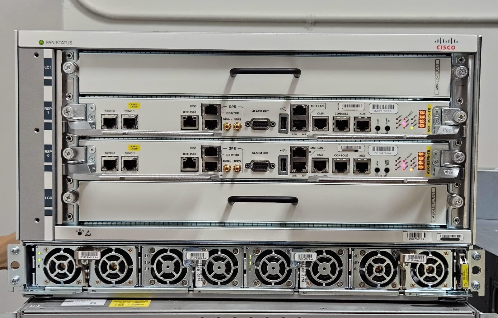 Cisco ASR-9904 2x A9K-RSP5-TR with 4x AC POWER | eBay