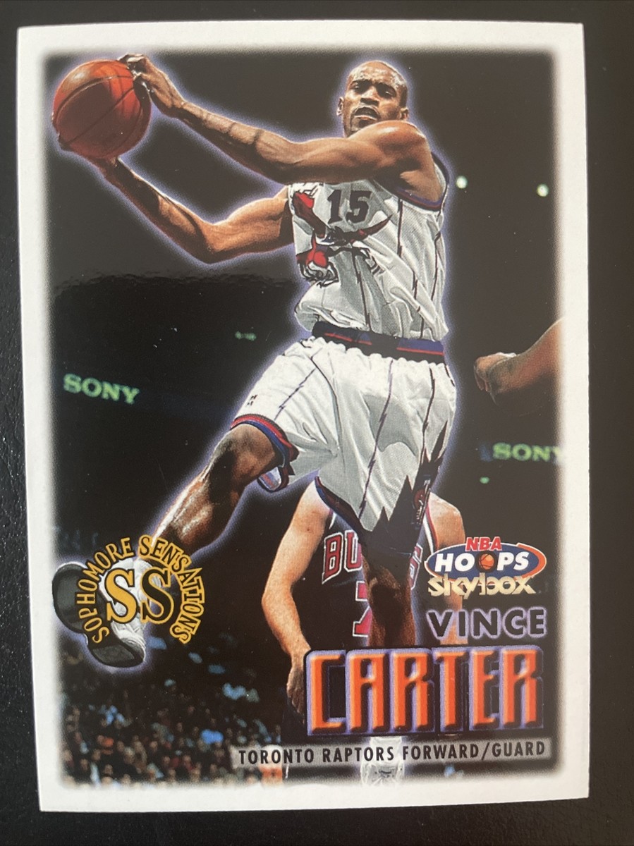 1999-00 Skybox NBA Hoops Vince Carter #100 Basketball Card