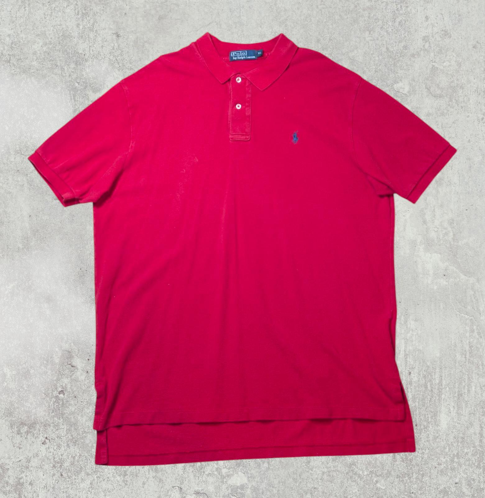 PONY Polo uomo Ralph Lauren Rossa Taglia XL