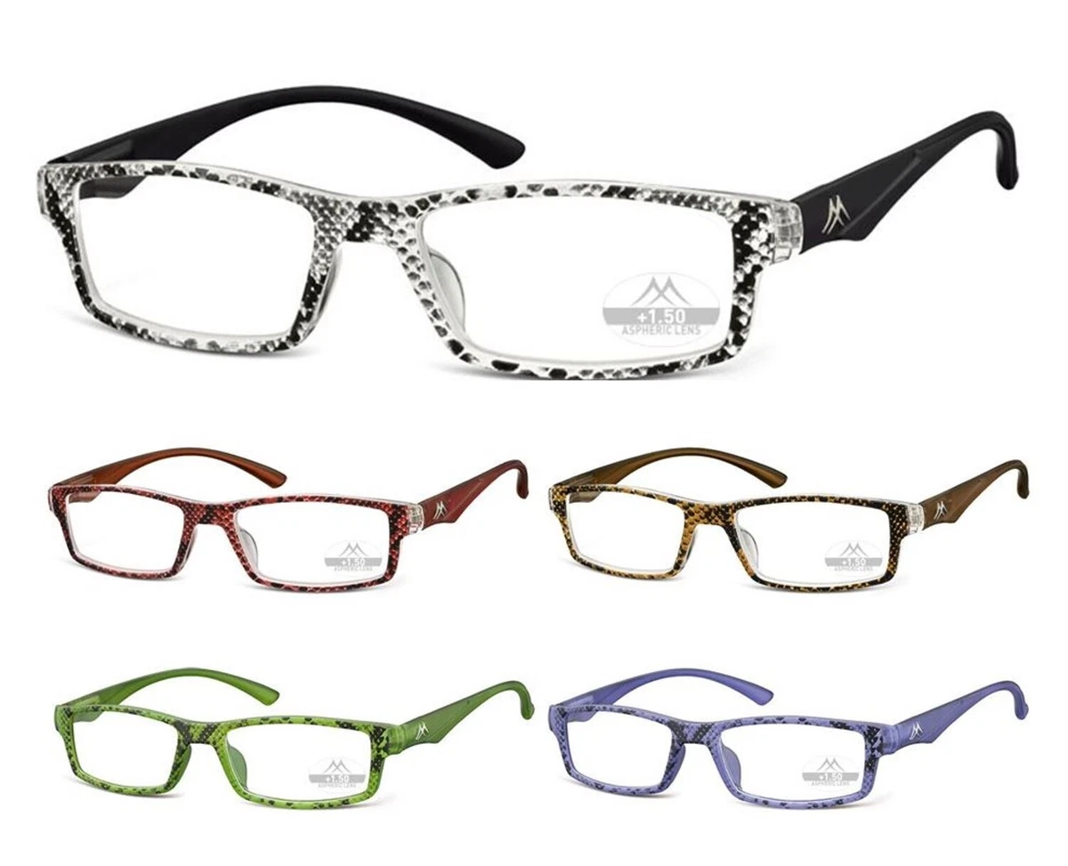 Occhiali da Donna da Vista Lettura Montatura Pitonata con astuccio