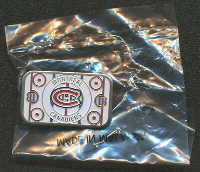 VINTAGE 1989 LIL' SPORTS BRAT CHICAGO BLACKHAWKS RINK ENAMEL HOCKEY PIN MIP