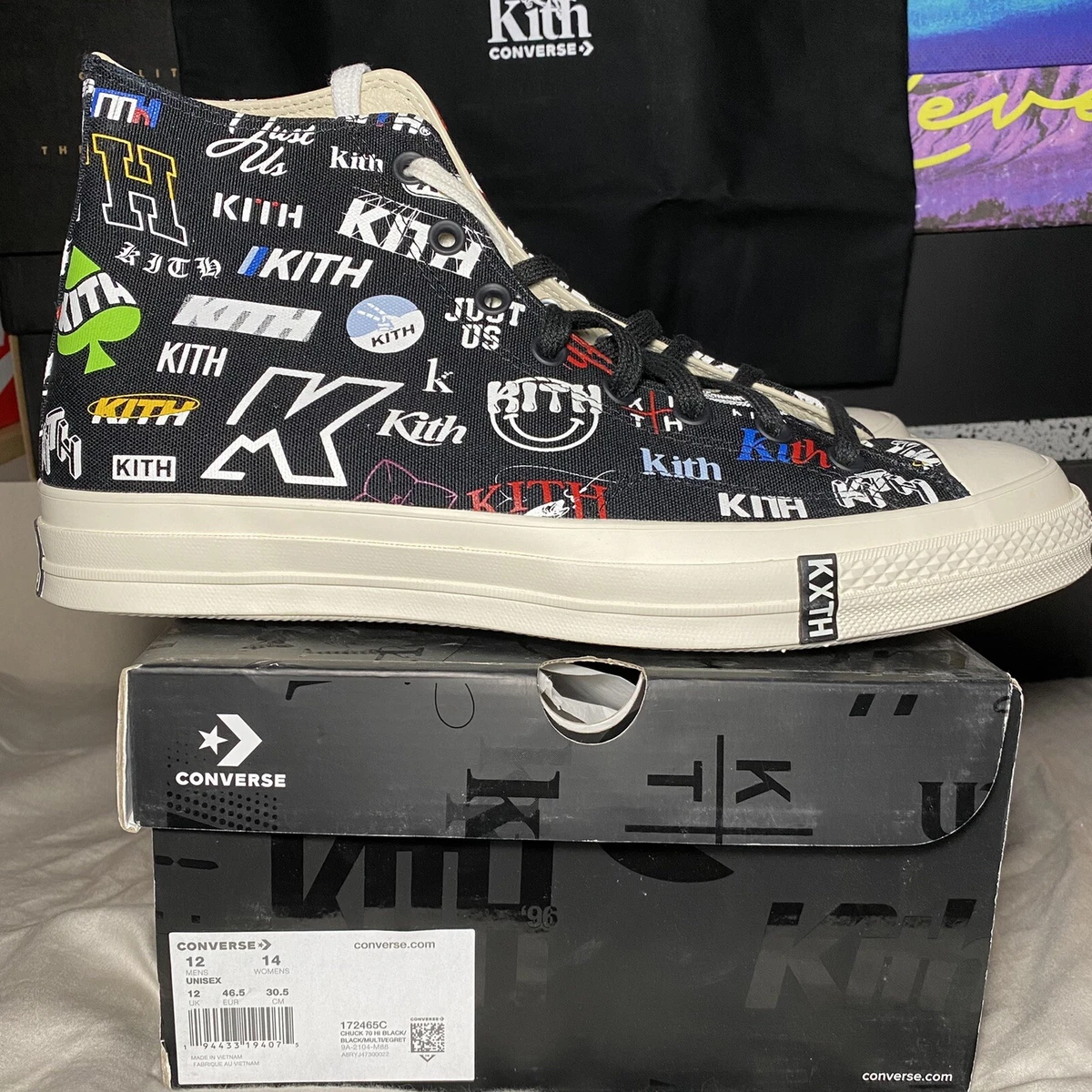 Kith Converse 10 Year Anniversary Chuck Taylor All Star 70 Hi Size 12 Brand New