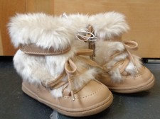 Genuine Kids from Oshkosh Infant Girls' Madi Fashion Boots Tan Size 3 NEW
