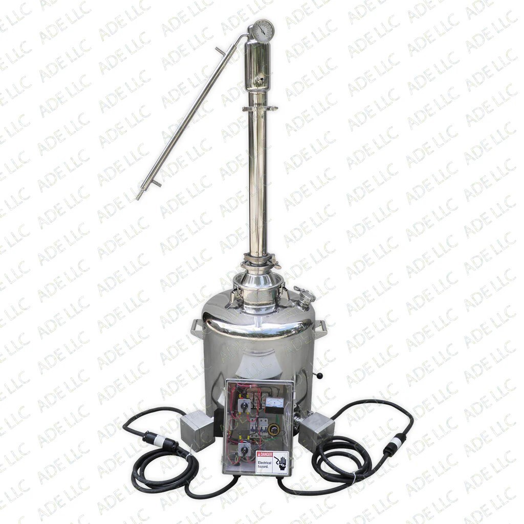 26 Gallon Still with 3" Stainless Reflux Column & 11,000 Watt Heating System