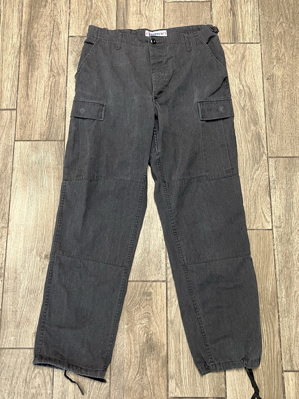 Propper Cargo Pants Men Medium Long Gray Adjustable Waist Tactical Workwear-image
