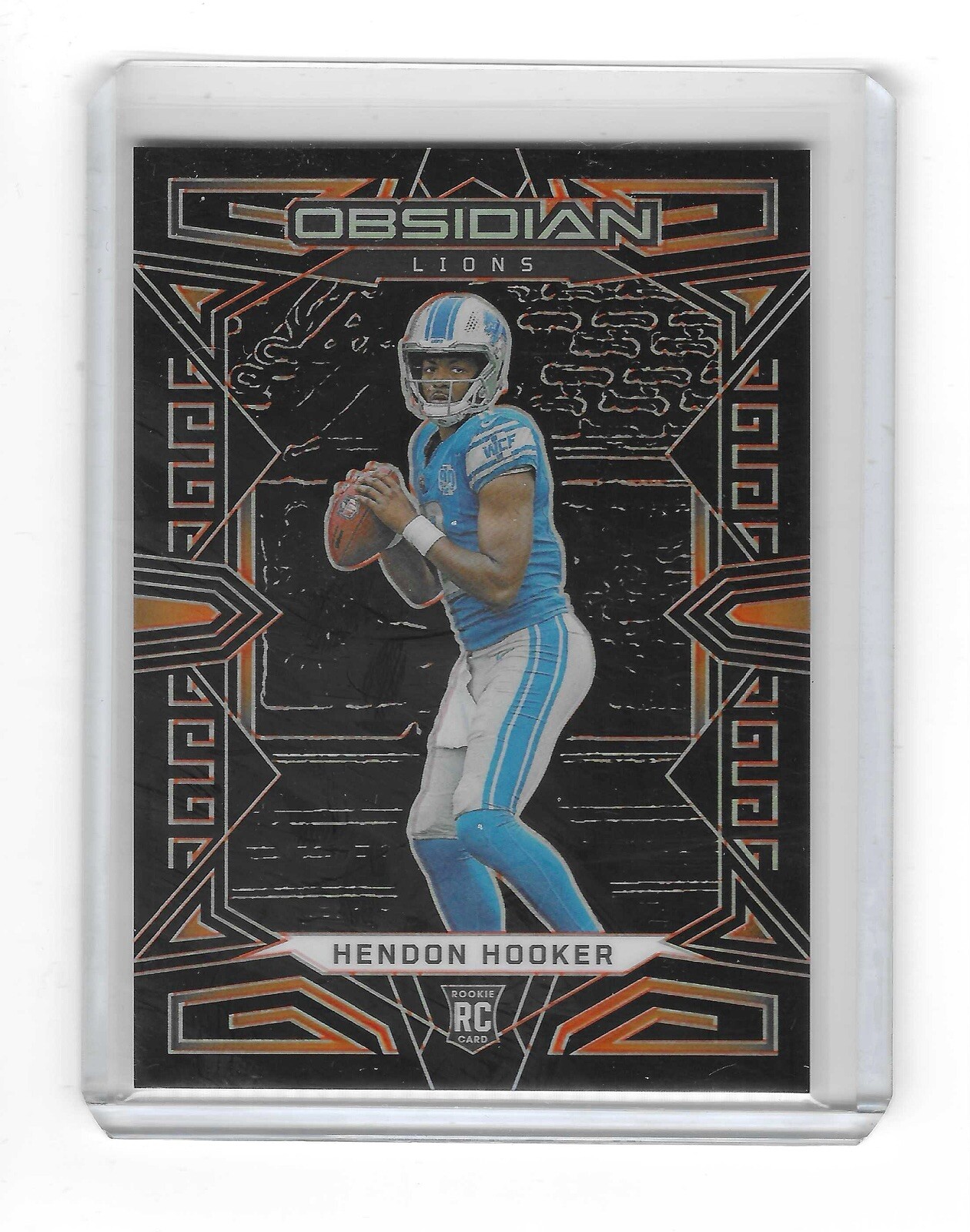 2023 Panini Obsidian - Orange Electric Etch #132 Hendon Hooker /49 (RC)