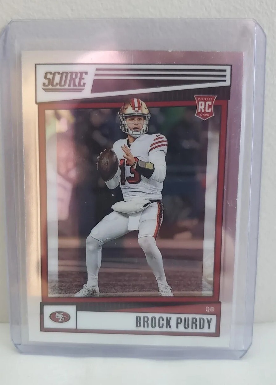 Brock Purdy 2022 Chronicles Score Rookie Card