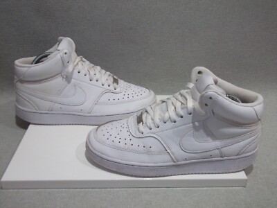 Nike Court Vision Mid Leather Sneaker UK6,5/US9/EU40,5 CD5436-100 Triple White