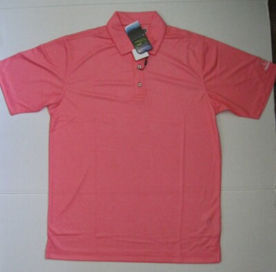New Men's Pebble Beach Golf Dry Luxe Performance S/S Polo Shirt Size M