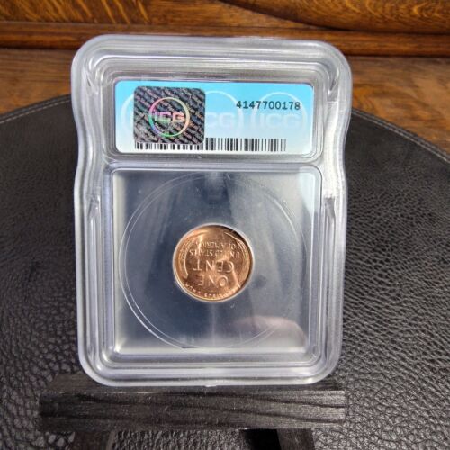 1958 Lincoln Wheat Penny ICG MS67 RED Rare - Picture 6 of 6