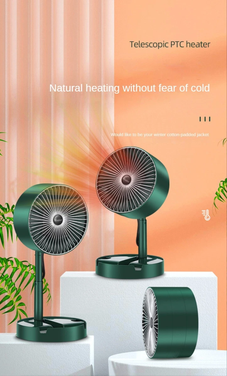 Electric Fan Heater Home Heater 1000W PTC 2 Gears Heater Portable New | eBay