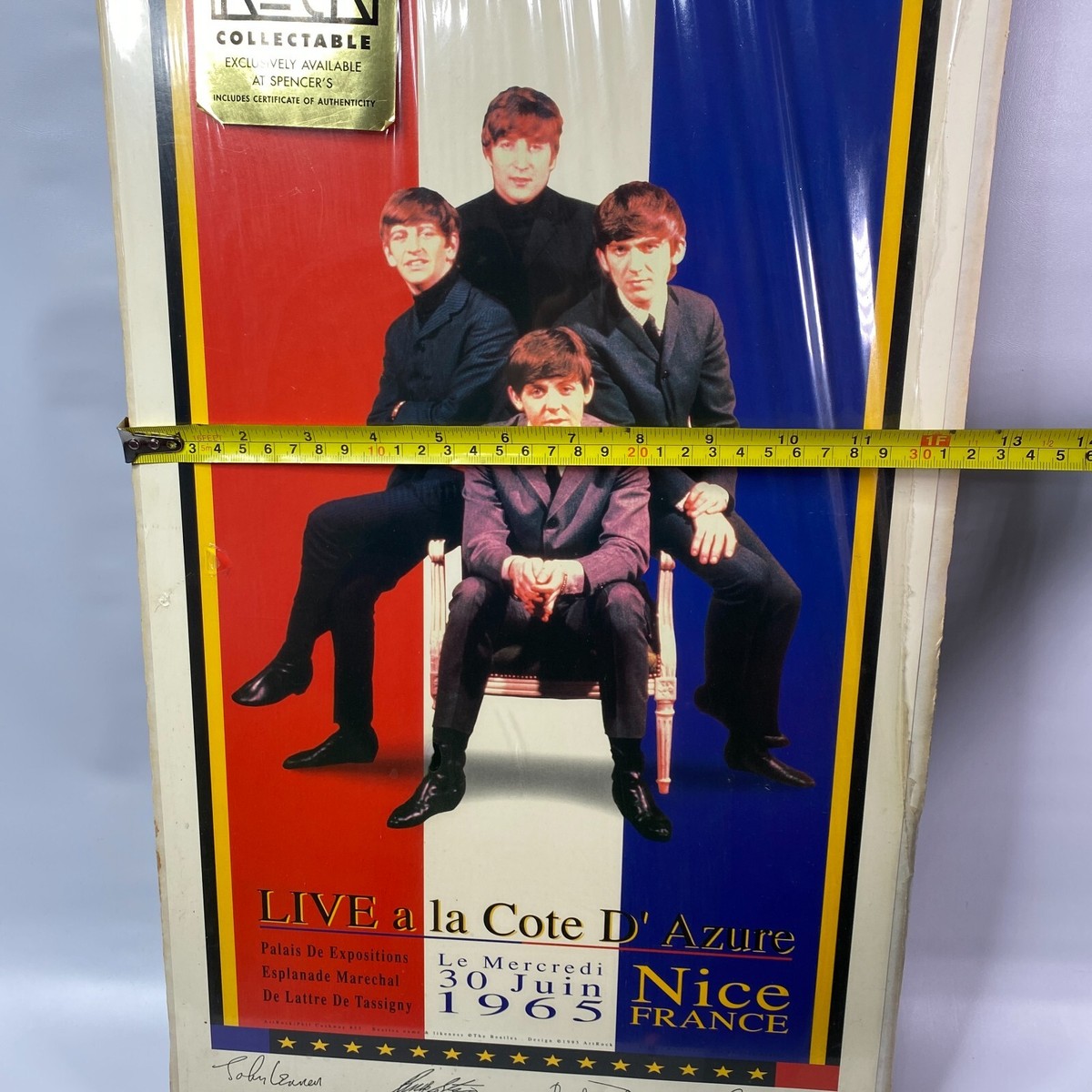 LIVE a la Cote D Azure 1965/ビートルズ/ポスター