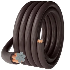 4 Gauge 4 AWG 35 Ft Black Power/Ground Wire Cable, True Spec Transparent Flex...