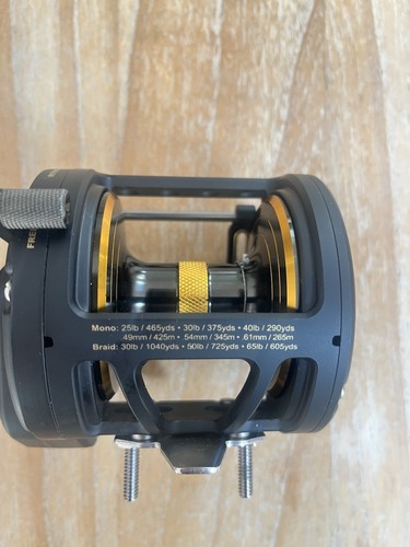 PENN Fathom II Level Wind 30 Left Hand Saltwater Multiplier Fishing Reel - Picture 5 of 11