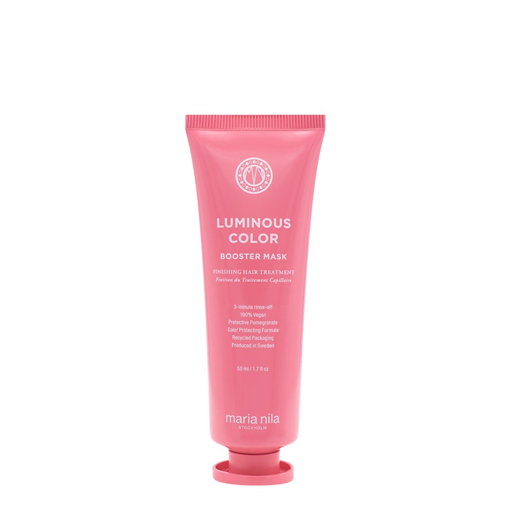 Maria Nila Unisex Luminous Colour Booster Masque 50Ml - Luxurious Look - Image 2