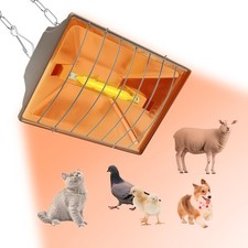 250W Chicken Coop Heater for Winter Chicks Ducks, Chicken Brooder Heater Lamp...