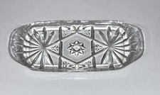 Anchor Hocking Star of David Glass Butter Dish Base Replacement - Base Only