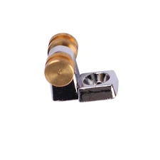 2PCS Electric Guitar Roller String Tree Brass Zinc Alloy Roller String Guide