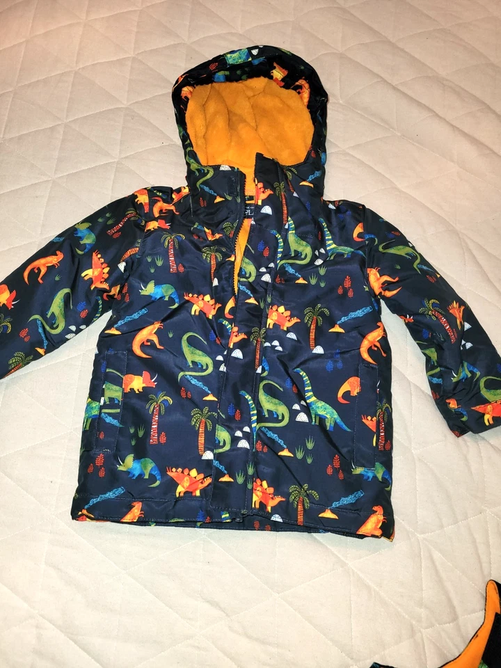 Детское место зимняя куртка зимний комбинезон динозавров размер 3T - Изображение 3 из 3