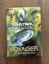 Star Trek CCG Voyager OPENED 40-Card Warp Starter Deck- Barzan Wormhole + Karden