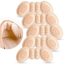 5 Pairs Heel Pads for Shoes: Grips Women Men - 5 Pair, B-beige