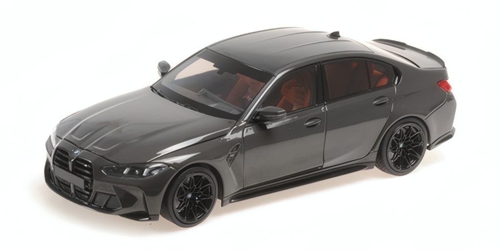 Minichamps 110020221 1:18 BMW M3 (G80) Limousine, Grey Metallic, 2024